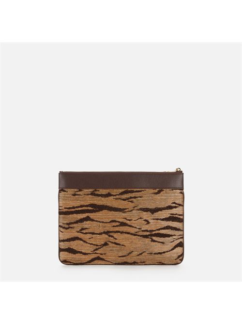 Busta con stampa tigre ELISABETTA FRANCHI | BS12A62E2/470